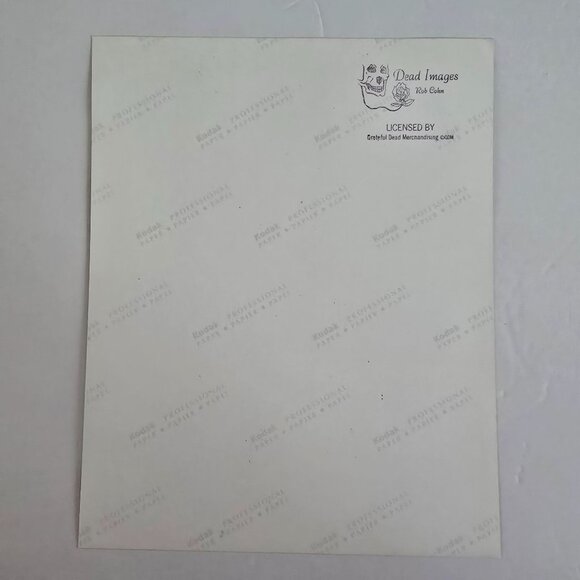 Jerry Garcia Licensed Photo By Rob Cohn Grateful Dead Merchandise 8x10 Kodak Pap - Picture 10 of 16